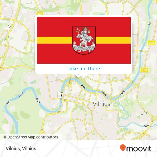 Vilnius map