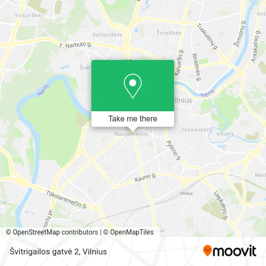 Карта Švitrigailos gatvė 2