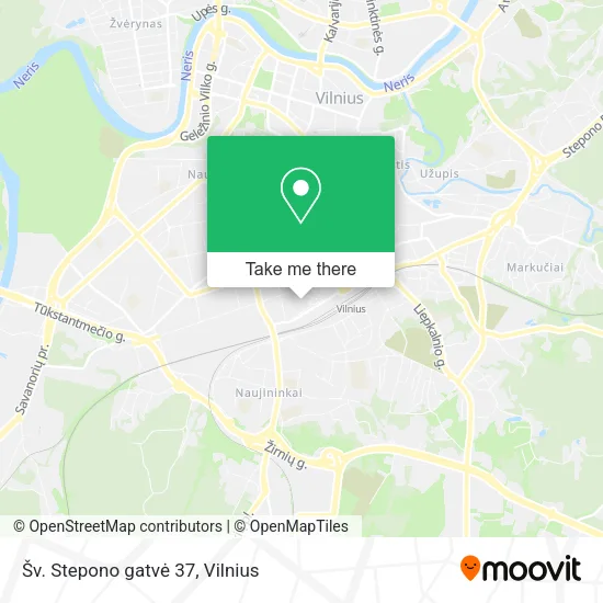 Карта Šv. Stepono gatvė 37