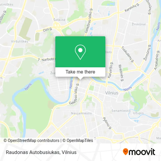 Карта Raudonas Autobusiukas