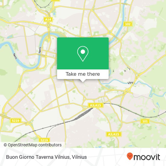 Buon Giorno Taverna Vilnius map