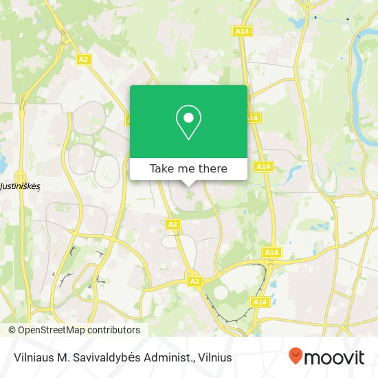 Vilniaus M. Savivaldybės Administ. map