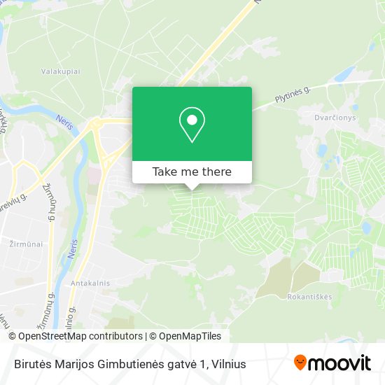 Birutės Marijos Gimbutienės gatvė 1 map