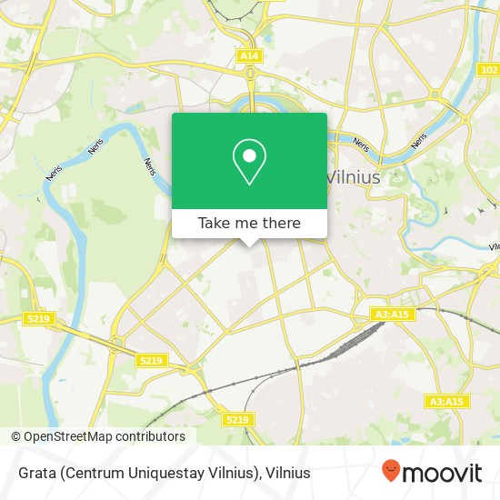 Карта Grata (Centrum Uniquestay Vilnius)