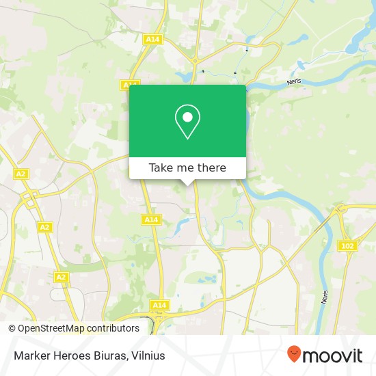 Marker Heroes Biuras map