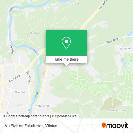 Vu Fizikos Fakultetas map