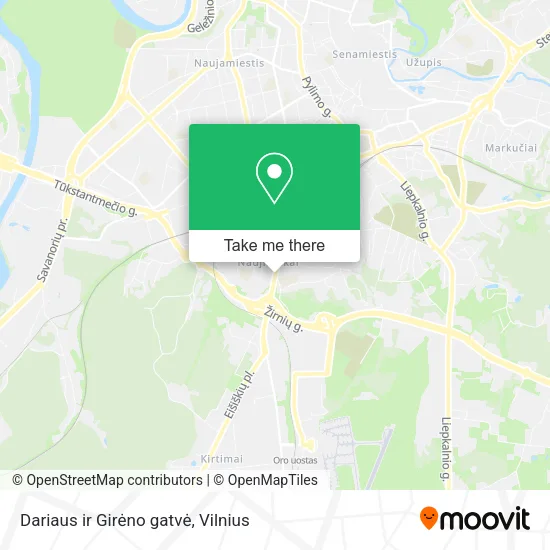 Dariaus ir Girėno gatvė map