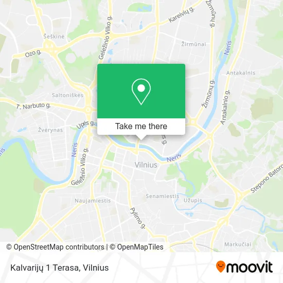 Карта Kalvarijų 1 Terasa