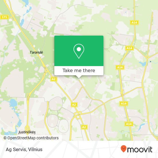 Ag Servis map