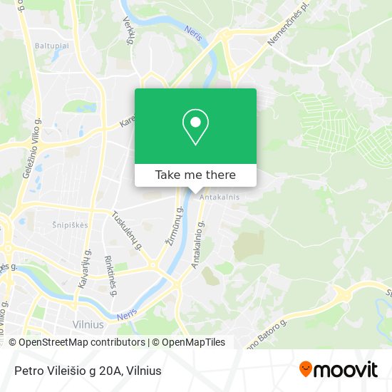 Petro Vileišio g 20A map