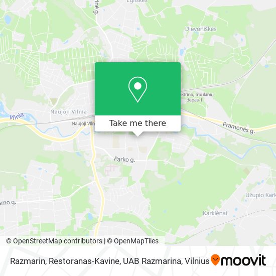 Razmarin, Restoranas-Kavine, UAB Razmarina map