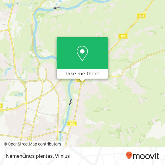 Nemenčinės plentas map