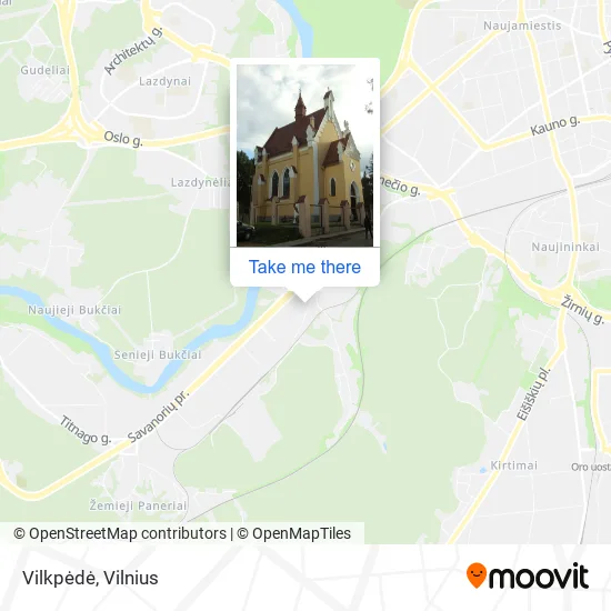 Vilkpėdė map