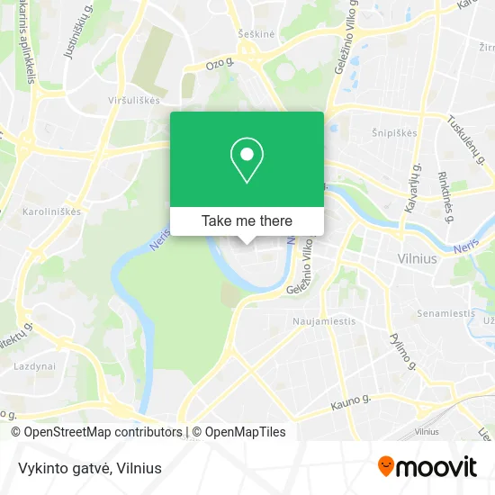 Карта Vykinto gatvė