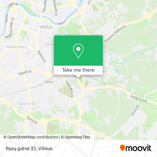 Rasų gatvė 32 map