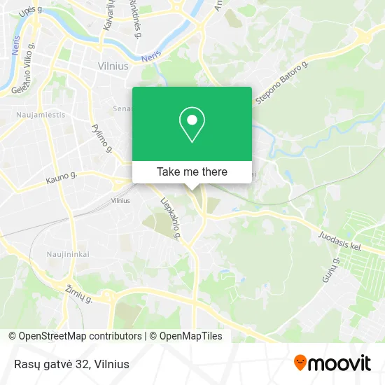 Rasų gatvė 32 map