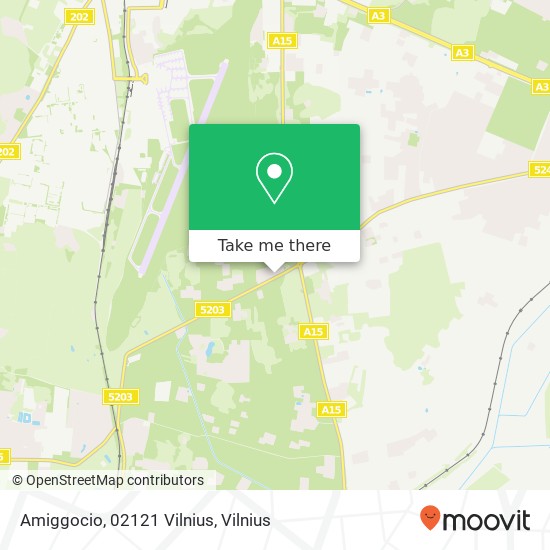 Amiggocio, 02121 Vilnius map