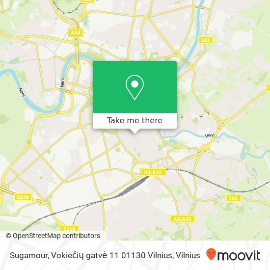 Sugamour, Vokiečių gatvė 11 01130 Vilnius map