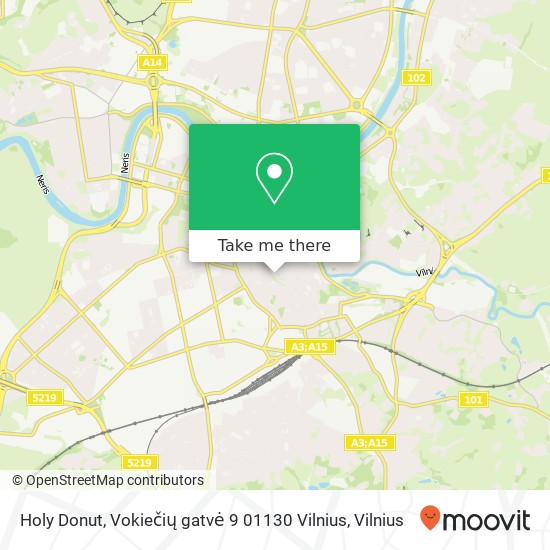 Holy Donut, Vokiečių gatvė 9 01130 Vilnius map