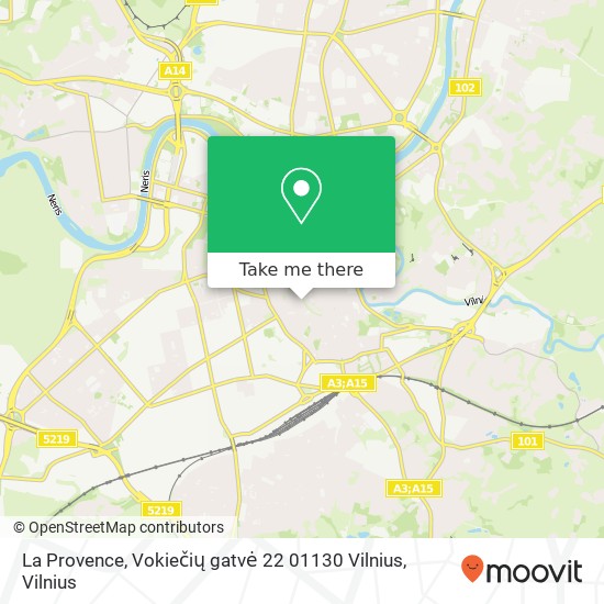 La Provence, Vokiečių gatvė 22 01130 Vilnius map