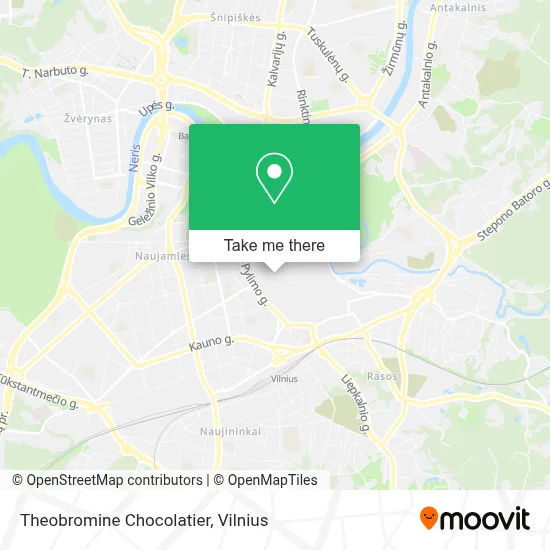Theobromine Chocolatier map