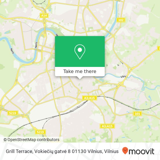 Grill Terrace, Vokiečių gatvė 8 01130 Vilnius map