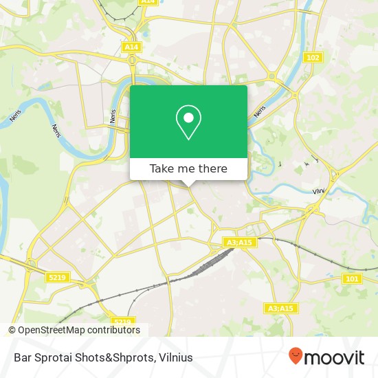 Bar Sprotai Shots&Shprots map