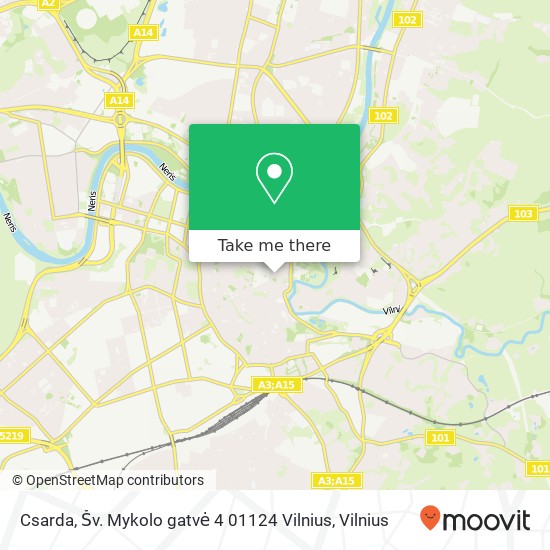 Csarda, Šv. Mykolo gatvė 4 01124 Vilnius map