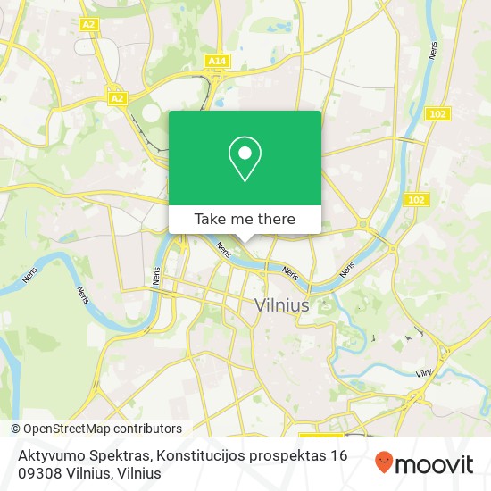 Aktyvumo Spektras, Konstitucijos prospektas 16 09308 Vilnius map