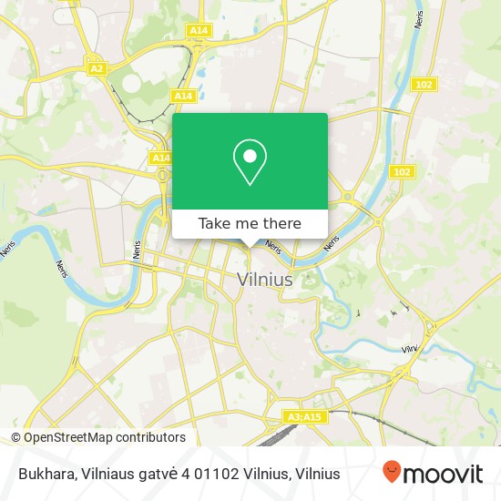 Bukhara, Vilniaus gatvė 4 01102 Vilnius map