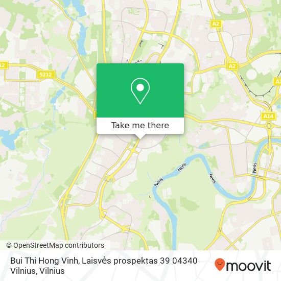 Bui Thi Hong Vinh, Laisvės prospektas 39 04340 Vilnius map