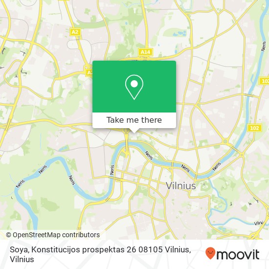 Soya, Konstitucijos prospektas 26 08105 Vilnius map