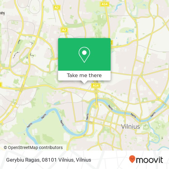 Gerybiu Ragas, 08101 Vilnius map