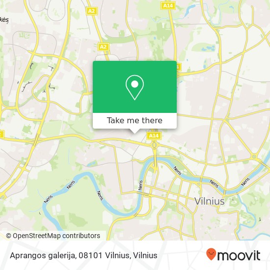 Aprangos galerija, 08101 Vilnius map