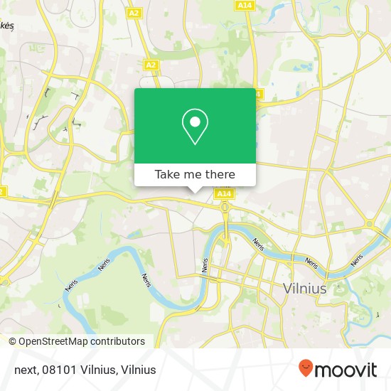next, 08101 Vilnius map