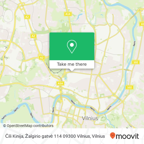 Čili Kinija, Žalgirio gatvė 114 09300 Vilnius map