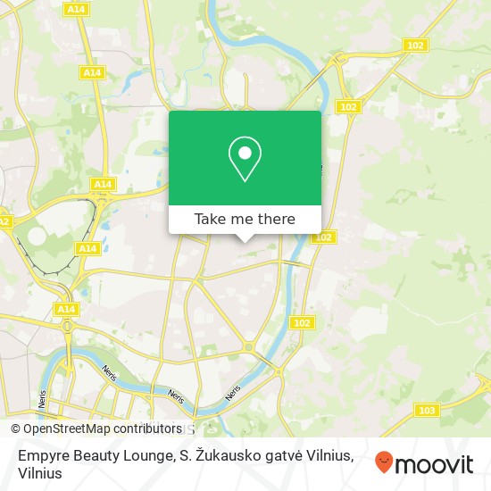 Empyre Beauty Lounge, S. Žukausko gatvė Vilnius map