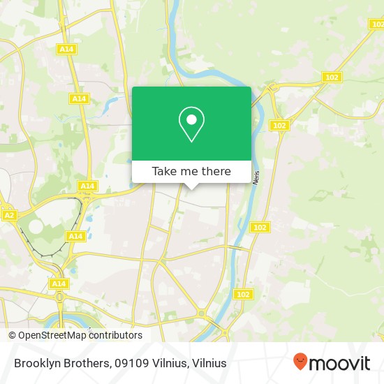 Brooklyn Brothers, 09109 Vilnius map