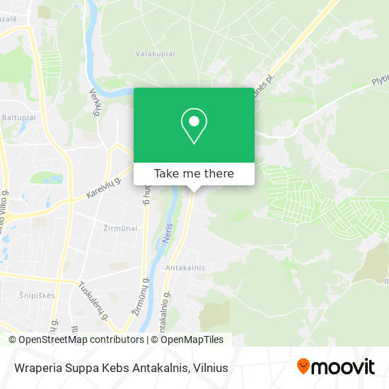 Wraperia Suppa Kebs Antakalnis map