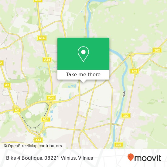 Biks 4 Boutique, 08221 Vilnius map