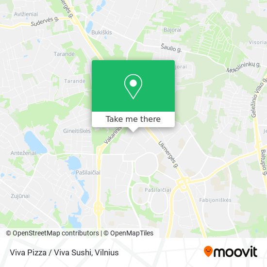 Viva Pizza / Viva Sushi map