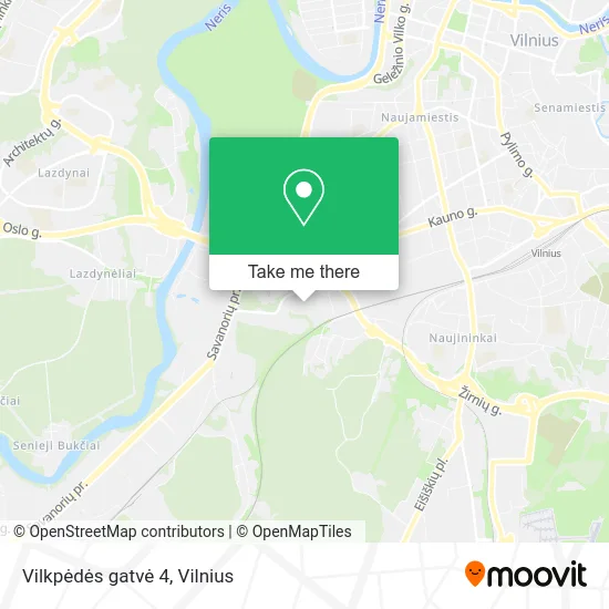 Карта Vilkpėdės gatvė 4