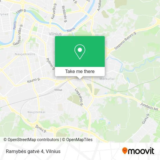 Карта Ramybės gatvė 4