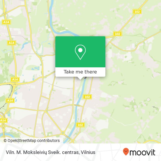 Viln. M. Moksleivių Sveik. centras map