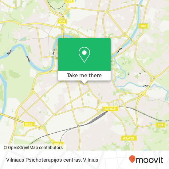 Vilniaus Psichoterapijos centras map
