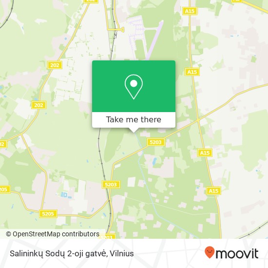 Salininkų Sodų 2-oji gatvė map