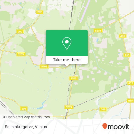 Salininkų gatvė map