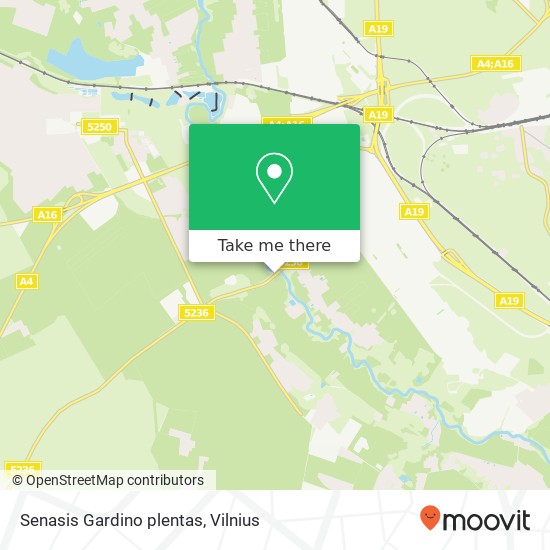 Senasis Gardino plentas map