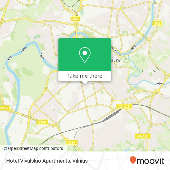 Hotel Vivulskio Apartments map