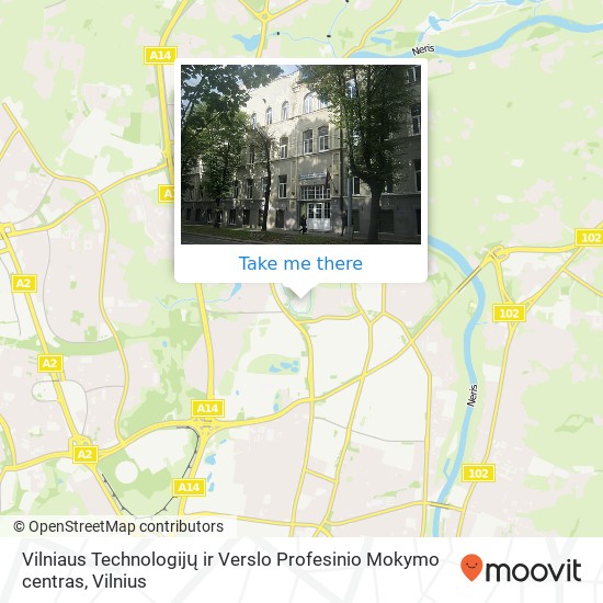 Vilniaus Technologijų ir Verslo Profesinio Mokymo centras map